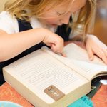 Personalized Cute Cartoon Girl Magnetic Bookmark Clip with Name Easter Birthday Gift for Book Lover Bookworm