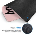 Personalisierte Boss Lady Anti-Rutsch-Mauspad mit Namen Computer-Zubehör Büro Geburtstag Geschenk für Freund Familie Kollege