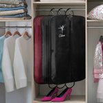 Custodia per abiti impermeabile personalizzata con design di ballerina e nome glitterati per allenamento recita regalo pratico per ballerine