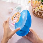 Personalisierte niedlichen Cartoon-Charakter füllbare Osterei mit Namen Ostern Party Gunst Geschenk für Mädchen