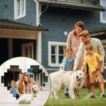 Personalised Heart-shaped Photo Building Brick Puzzles Birthday Anniversary Wedding Gift for Family