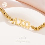 Personligt pärlarmband med grekiska bokstäver Sororitetsmöte Födelsedagspresent för systrar | Callie × Affinity Licensing