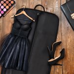 Personalised Glitter Dancing Girl Design Waterproof Hanging Garment Bag with Name Daily Training Rehearsals Travel Accessory Gift for Girl Dancers