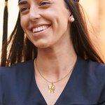 Personalized Initial Graduation Cap Necklace with Name Graduation Gift for Friend Family