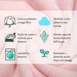 Asciugamano da bagno e per viso personalizzati con ricamo dell'animale e nome 100% cotone super assorbente regalo di inaugurazione casa per amici