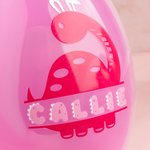 Personalised Cute Rabbit Ears Dinosaur Fillable Jumbo Easter Egg with Name Holiday Basket Stuffers Easter Birthday Party Favors Gift for Kids