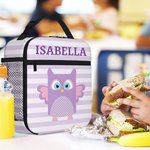 Personalisierte niedliche Cartoon Tier Hund Katze wasserdicht isolierte Lunch Bag mit Namen Portable Picknick Arbeit zurück zu Schule Geschenk für Kinder Familie