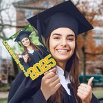 Personalized Graduation Handheld Photo Fans with Name Graduation Party Favors Gift for Class of 2025 Graduates