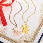 Personalized Initial Graduation Cap Necklace with Name Graduation Gift for Friend Family