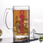 Gepersonaliseerd Voetbal Voetbal Coach Ontwerp 16 oz Naam Bier Pint Glas Bier Mok met Handvat Verjaardag Waardering Gift voor Coach