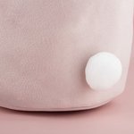 Sac Seau en Peluche à Main Personnalisé avec Nom Style d'Oreilles de Lapin Cadeau Anniversaire Fête de Pâques pour Enfant