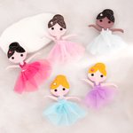 Personalisierte niedliche handgemachte Ballerina Puppe Alligator Clip Haar Zubehör Geburtstag Geschenk für Ballerina Mädchen