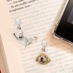 Gepersonaliseerde foto portret verjaardag hoed clown neus Type C Android Apple Anti-Dust Plug Cover telefoon accessoire verjaardagscadeau voor vriend familie