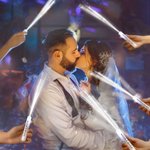 Bâtons de Fibre Lumineuse Blancs Personnalisés avec Texte Remplaçable Feux d'Artifice Mariage Fête Concert Cadeau pour les Jeunes Mariés Amis