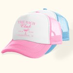 Henkilökohtainen Bach Club Hengittävä Mesh Hat Baseball Cap kanssa vuosi ja teksti Beach Party Favor Bachelorette lahja hänelle