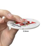 Personalised Santa Letter Ceramic Ornament with Name and Year Tree Decor Christmas Gift for Friend Family