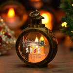 Gepersonaliseerde kousen ontwerp LED licht kerst vlamloze kaars lantaarn Ornament met 1-6 namen en jaar Feest Decor Cadeau voor familie