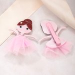 Personalisierte niedliche handgemachte Ballerina Puppe Alligator Clip Haar Zubehör Geburtstag Geschenk für Ballerina Mädchen