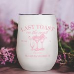 Gobelet Isotherme 350 ml Personnalisé avec Nom Cadeau de Plage pour Demoiselle d'Honneur Femme