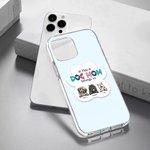 Henkilökohtainen Koira Äiti Kissa Äiti Taivaansininen TPU Slim Puhelin Asia nimi Lahja Lemmikkieläinten ystäville omistajat