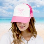 Henkilökohtainen Bach Club Hengittävä Mesh Hat Baseball Cap kanssa vuosi ja teksti Beach Party Favor Bachelorette lahja hänelle