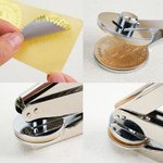 Personalized Ex Libris From The Library of Birth Flower Initial Book Embosser Stamp with Text Birthday Anniversary Gift for Librarian Book Lover