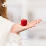 Personlig grekisk bokstav Sororitetsnamn Sammet Badge Ring Smyckeskrin Bid Day Big Little Födelsedagspresent för syster Vän | Callie × Affinity Licensing