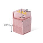 Personlig grekisk bokstav Sororitetsnamn Sammet Badge Ring Smyckeskrin Bid Day Big Little Födelsedagspresent för syster Vän | Callie × Affinity Licensing