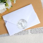 Personalized Ex Libris From The Library of Birth Flower Initial Book Embosser Stamp with Text Birthday Anniversary Gift for Librarian Book Lover