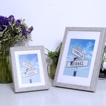 10 Anniversario in latta Quadro stradale con doppio nome e data