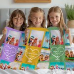 Henkilökohtainen 8 valokuvakollaasit Cousin Crew Heart Soft Throw Blanket kanssa vuoden Home Decor Family Reunion joululahja lapsille