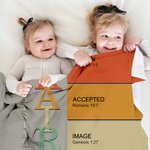 Personalized God Says I Am Name Meaning on Bible Verse Colorful Soft Throw Blanket Baptism Confirmation Christmas Gift for Christians Family Kids