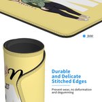 Personalised Cartoon Character Multiple Sizes Non-Slip Mouse Pad with Name and Occupation Birthday Gift for Nurse Doctor Medical Staff
