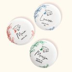 Personalisierte Klasse von 2025 Graduation Cap Keramik-Schmuck-Schale mit Namen und Schulnamen Graduation Geschenk für sie