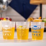 Personalized Congrats 12 oz Frosted Graduation Cups with Name and Text Set of 10 Graduation Party Supplies Gift for Class of 2025 Graduates