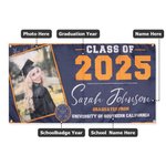 Henkilökohtainen valmistumisen banneri Valmistumisen ilmoitus Valmistumisen lahja