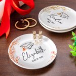 Personalisierte Klasse von 2025 Graduation Cap Keramik-Schmuck-Schale mit Namen und Schulnamen Graduation Geschenk für sie