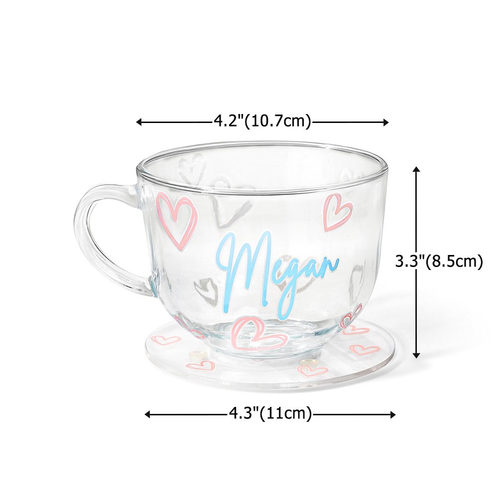 Set Regalo Benessere Per Donna Con Tazza In Vetro A Doppia Parete, Calzini Gatto, Bomba Da Bagno, Candela Profumata E Biglietto D'auguri