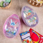 Personalized Cute Bunny Leopard Print Fillable Jumbo Easter Egg with Name Party Favor Egg Hunting Easter Hamper Gift for Boys Girls