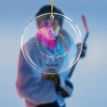 Personalized Ice Hockey Sports Silhouette Christmas Acrylic Ornament with Name Birthday Christmas Tree Decor Gift for Ice Hockey Team Players