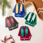 Personalized Wooden Graduation Uniform Ornament with Ribbon Name School and Year Graduation Gift for Graduate