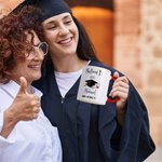 Personalisierte Mastered It Graduation Cap 11oz Name Mug mit Schulnamen und Jahr Klasse von 2025 Graduierung Geschenk für Absolventen