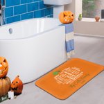 Personlig pumpa ordmoln dörrmatta med text födelsedag höstgåva för vän familj