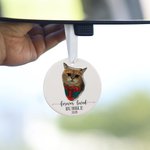 Gepersonaliseerd Forever Loved Hond Kat Fotoportret Tekening Ornament met Naam Kerstboom Decor Herdenking Sympathie Cadeau voor Huisdierbezitters