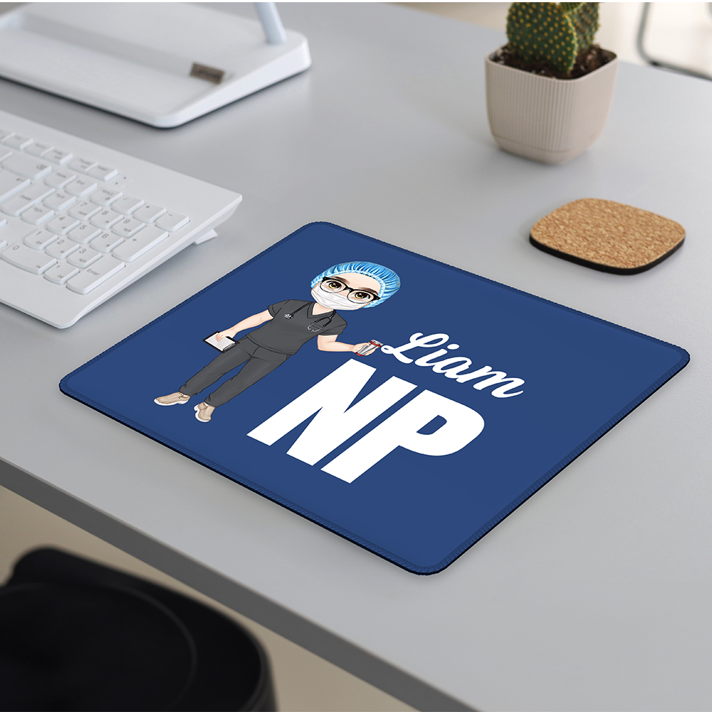 Tappetino Per Mouse Rotondo Grigio Ø22cm - Antiscivolo E Lavabile | Design Semplice E Moderno - Foto 8