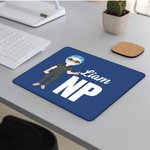 Personalised Cartoon Character Multiple Sizes Non-Slip Mouse Pad with Name and Occupation Birthday Gift for Nurse Doctor Medical Staff