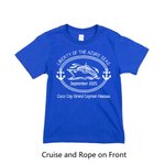 Personalisierte Familie Kreuzfahrtschiff Anker 100 % Baumwolle Kind Erwachsenen-T-Shirt mit Namen und Text Jahrestag Reise Geschenk für Familie Paar