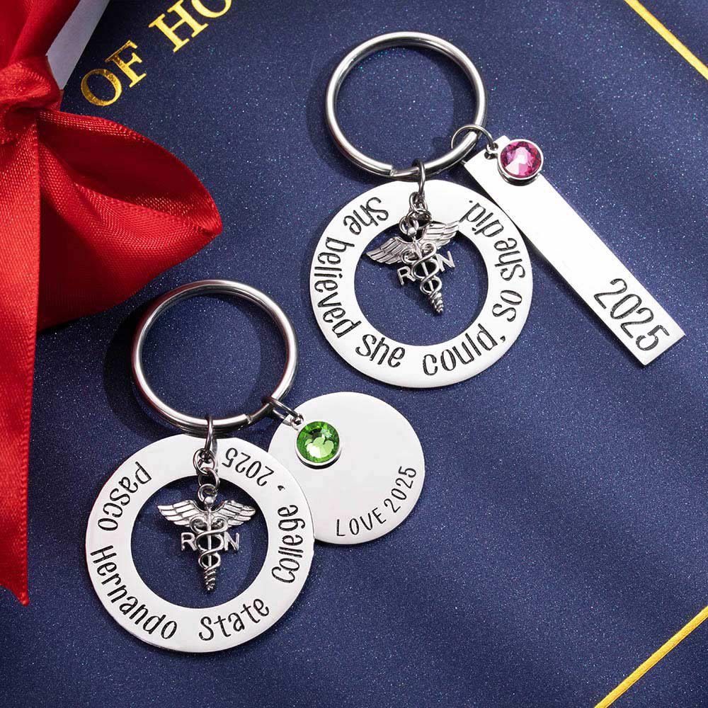 Porte-clés infirmière Cadeaux de fin d'études