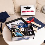 Personalisierte Graduierung Cap Keepsake Geschenk-Box mit Namen und Jahr Speicher Graduierung Geschenk für Klasse von 2025 Absolventen