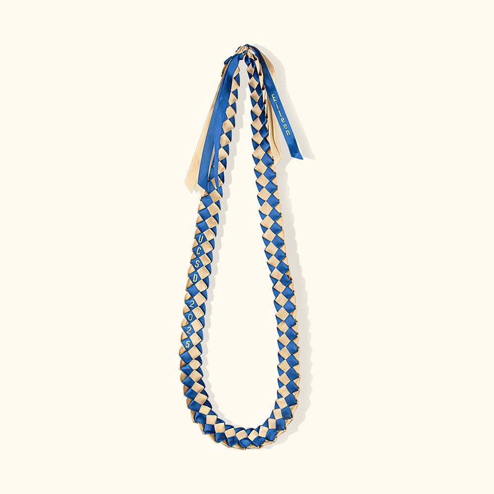 Ruban d'honneur personnalisé Lei Cadeau de remise des diplômes